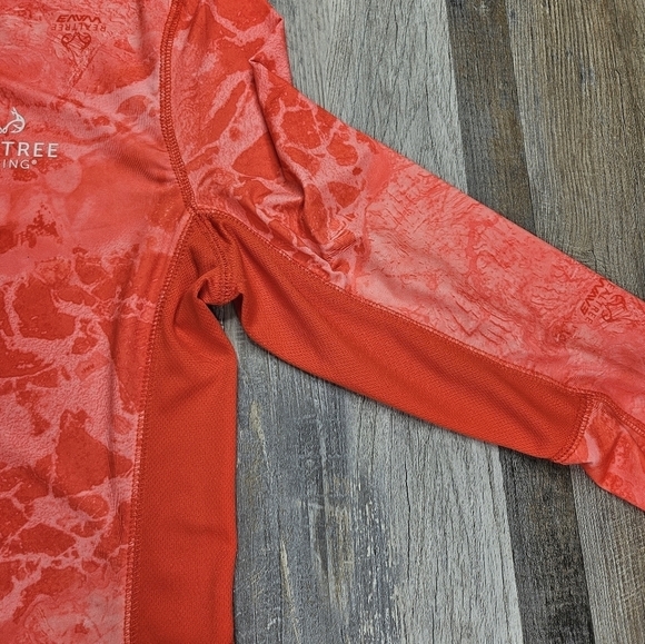 Realtree Fishing Long sleeve tech shirt red camo womens - Picture 3 of 6